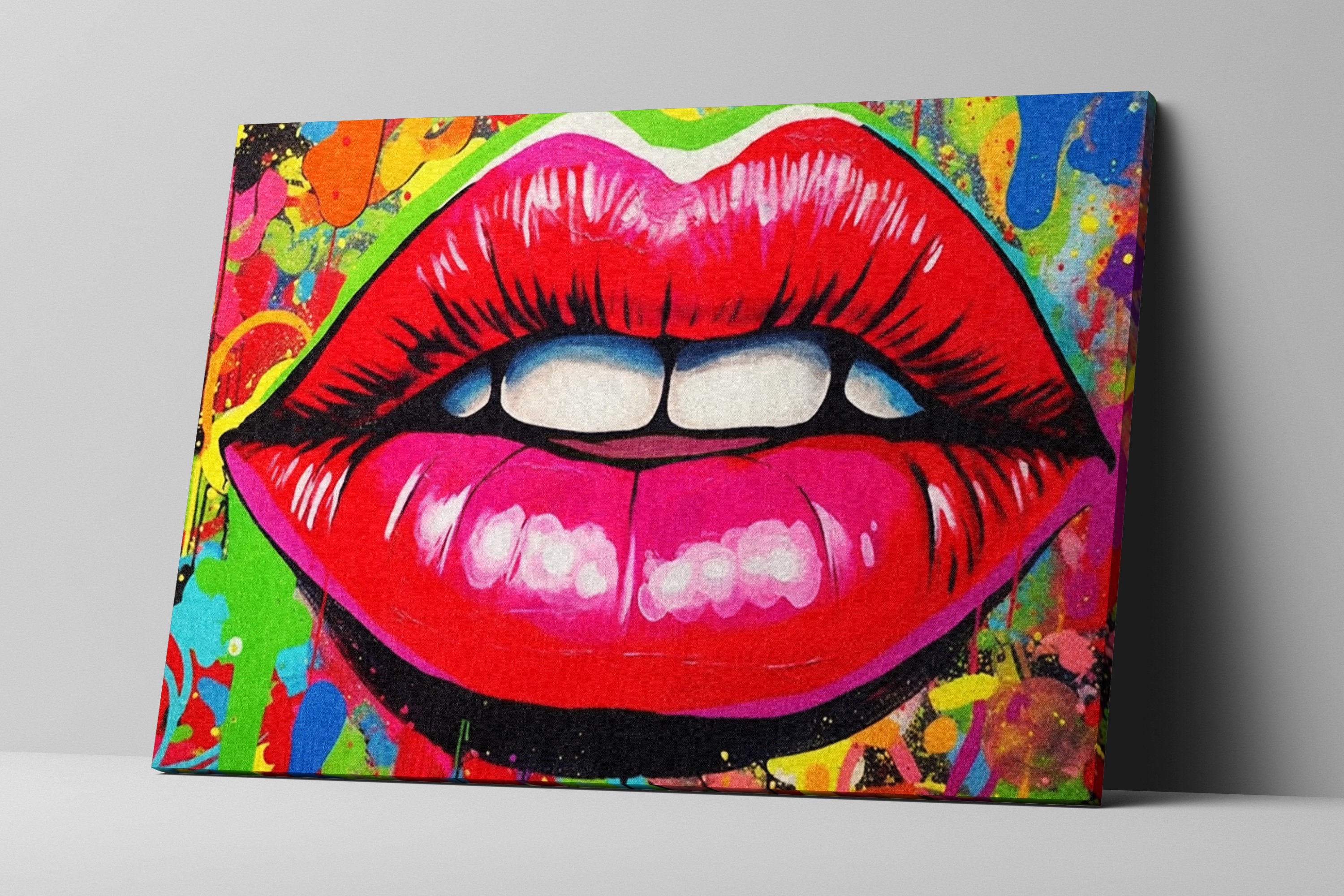 Louis Vuitton Lips Wall Art  Wall art, Pop art movement, French artists