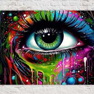 Psychedelic Eye Art - Etsy