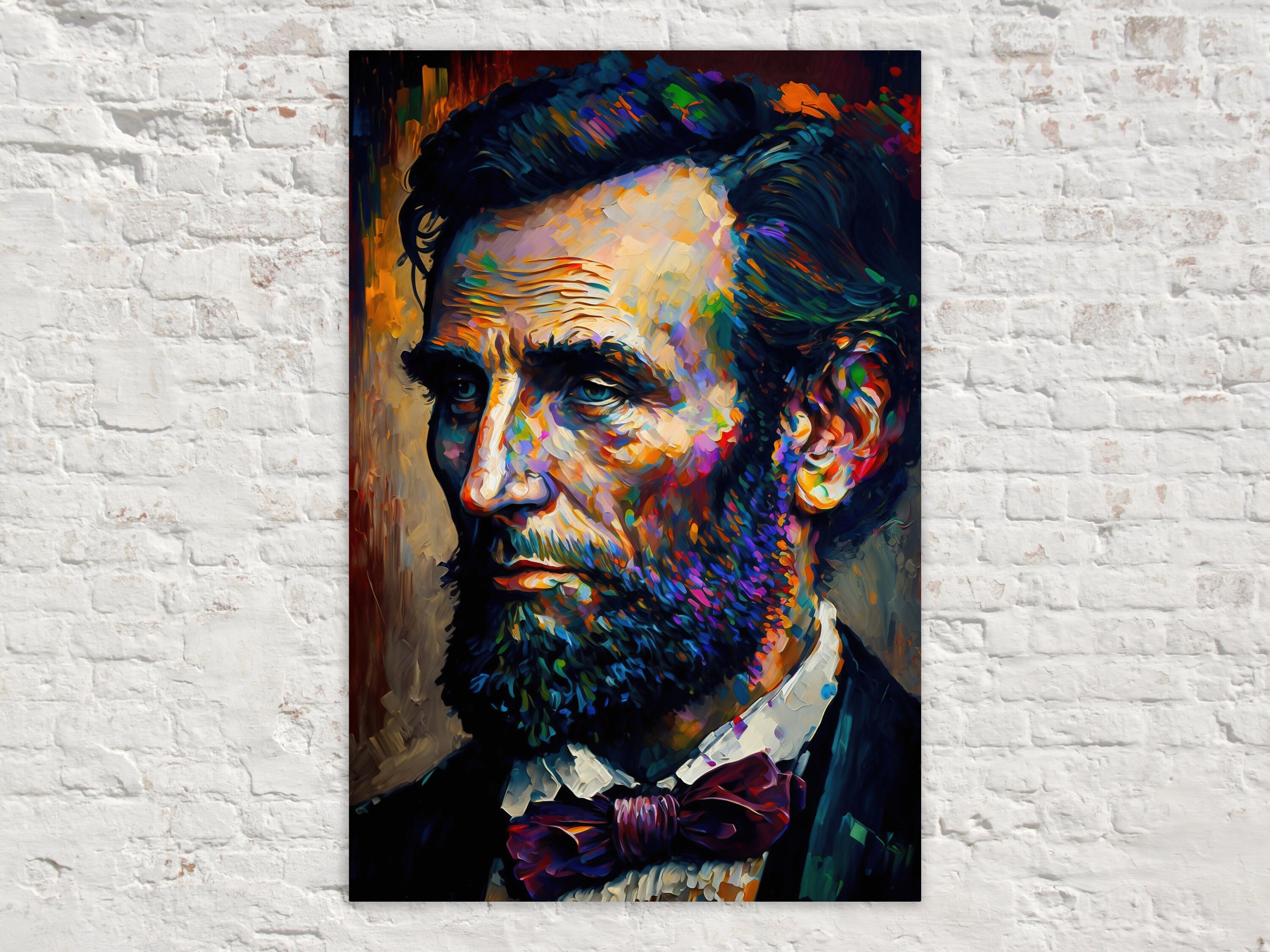 abraham lincoln modern painting