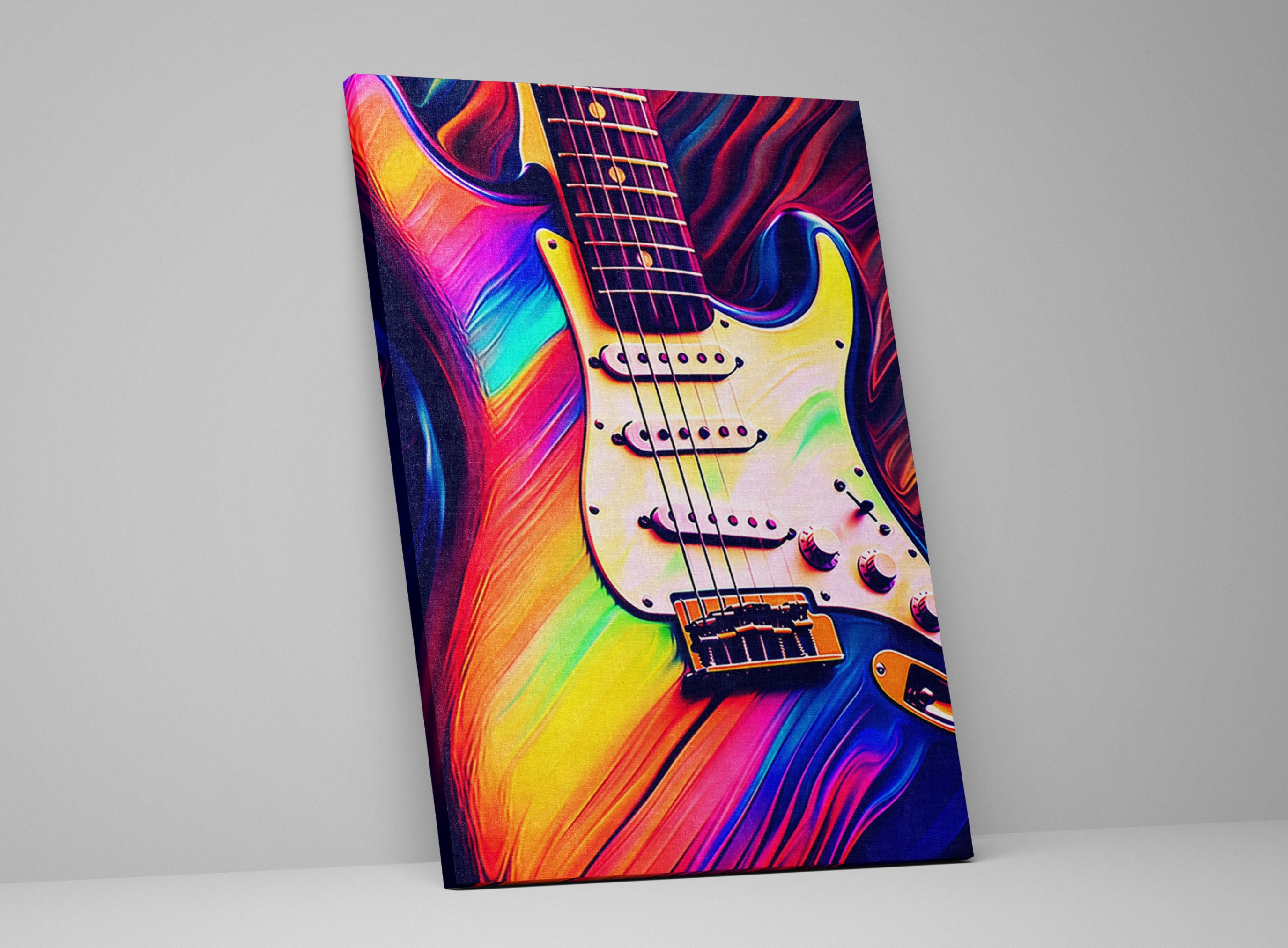 Violin Music Art, Canvas Art Painting, Abstract Painting