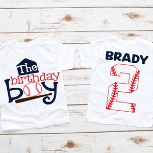 Boys Baseball birthday shirt, baseball birthday theme, baseball birthday, baseball party, sports birthday, sports party, boys birthday shirt