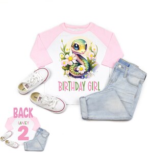 Snake birthday shirt, reptile birthday , snake shirt, girl snake, girl reptile, birthday girl shirt, 2nd birthday theme