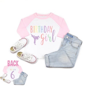 Karate birthday shirt, karate party, ninja birthday, karate birthday party,  girl birthday shirt, birthday girl shirt, karate girl shirt
