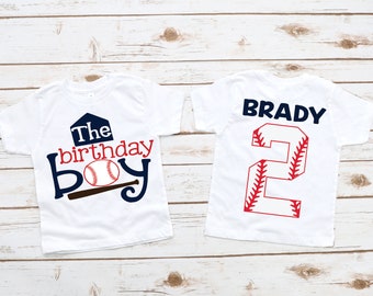 Boys Baseball birthday shirt, baseball birthday theme, baseball birthday, baseball party, sports birthday, sports party, boys birthday shirt