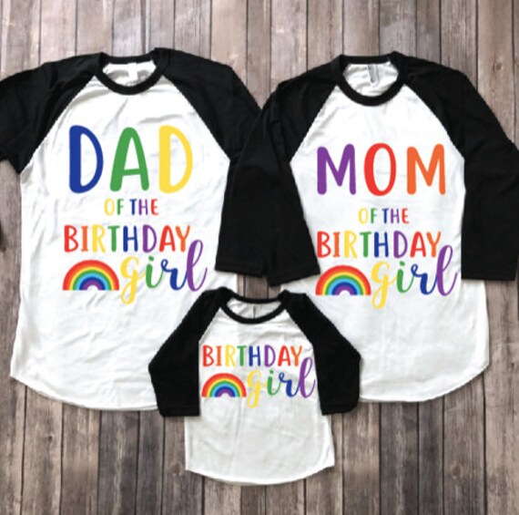 rainbow birthday shirt