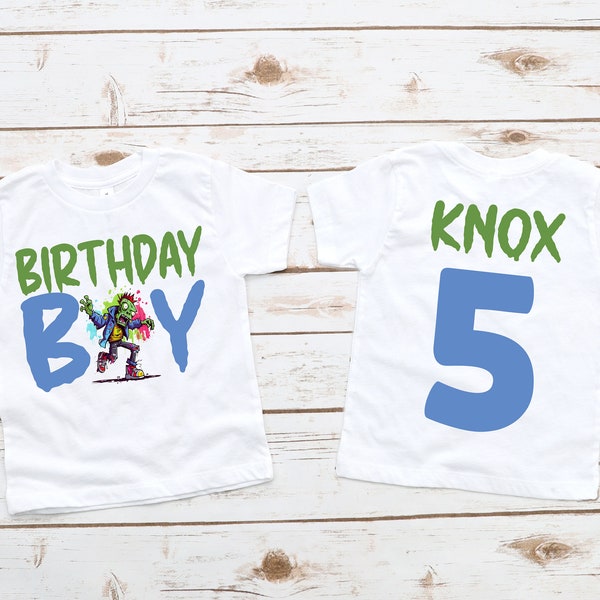 Zombie birthday shirt, birthday boy shirt, zombie shirt, toddler birthday shirt, zombie party, zombie birthday party, birthday boy shirt