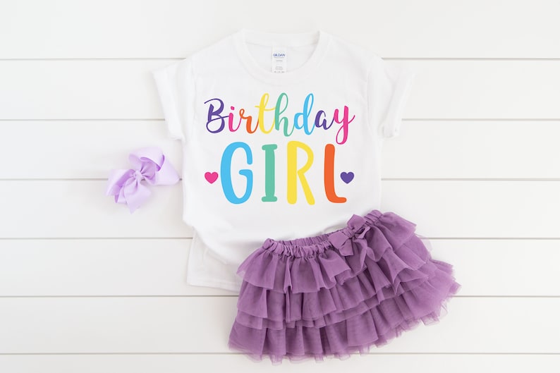 Birthday girl shirt, girl birthday shirt, girl birthday, birthday shirt, birthday girl, baby girl birthday, toddler birthday, girl heart
