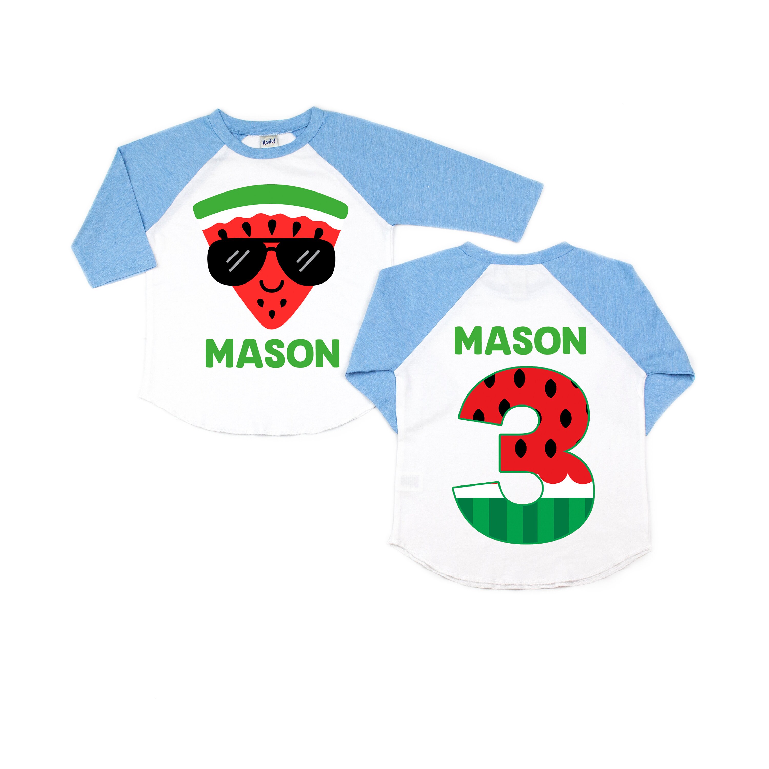Boys Watermelon Custom Birthday Shirt Birthday Shirt Boy Etsy