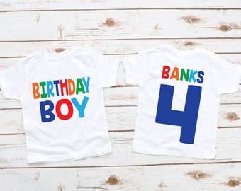 Boys birthday shirt, birthday boy shirt, birthday shirt, toddler birthday shirt, birthday shirt for boy, boy birthday party, 1st birthday