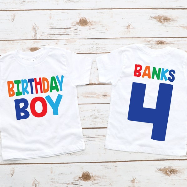 Boys birthday shirt, birthday boy shirt, birthday shirt, toddler birthday shirt, birthday shirt for boy, boy birthday party, 1st birthday