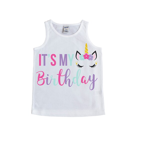 unicorn 1st birthday shirt