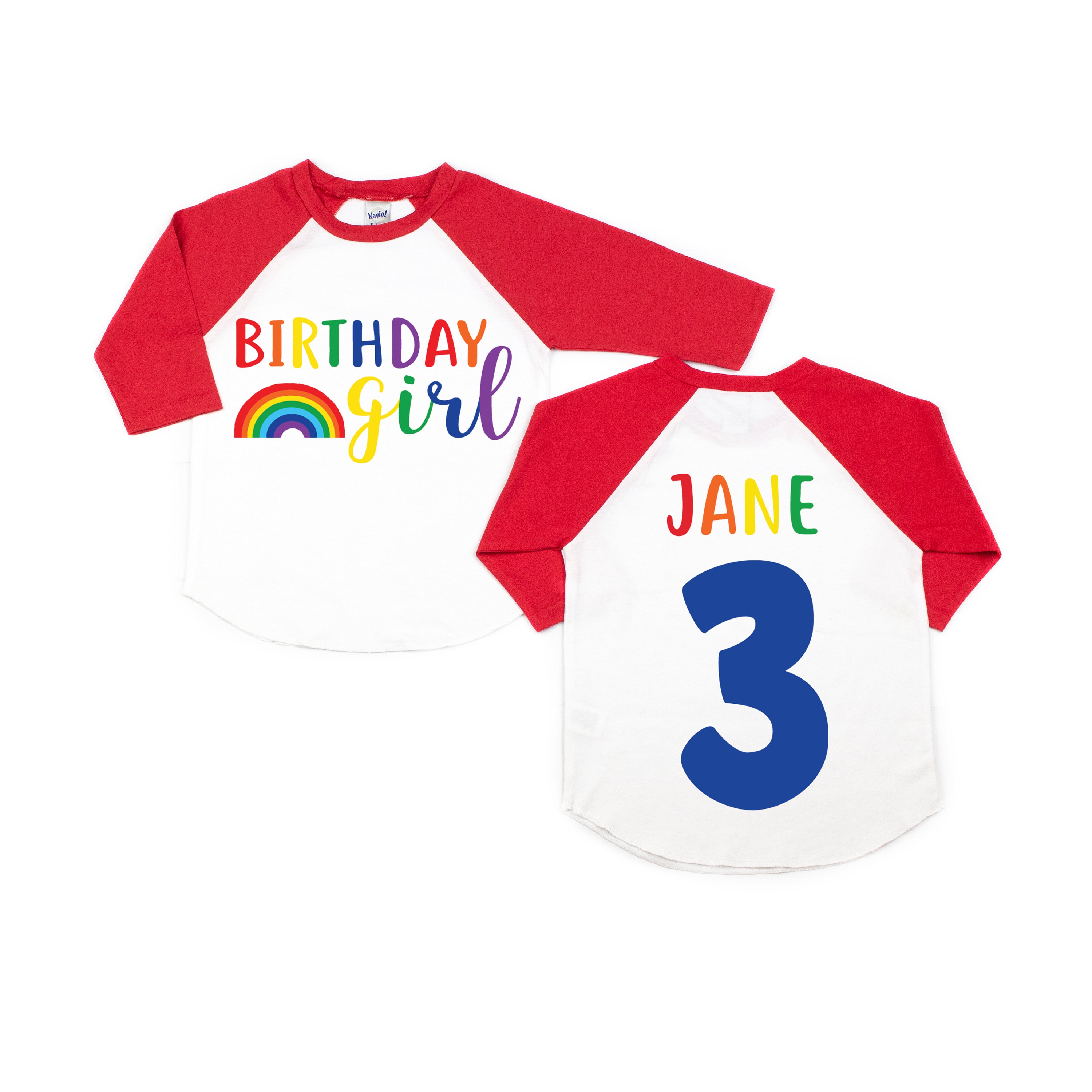 rainbow birthday shirt