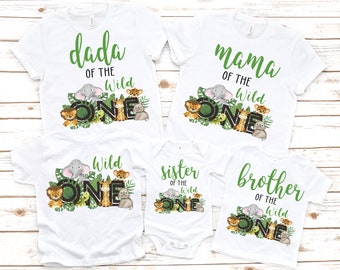 Family safari floral zoo jungle wild shirts, two wild, wild one, wild one birthday , mom and dad wild shirt, wild party, two wild birthday