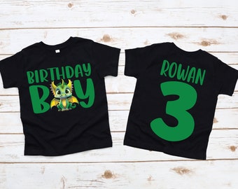 Dragon birthday shirt, dragon birthday, dragon party, birthday boy shirt, boy birthday shirt, dragon birthday party, personalized dragon