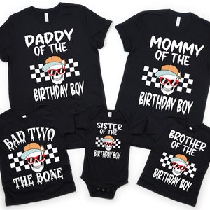 Bad two the bone, 2nd birthday shirt, skull birthday shirt, boy birthday shirt, born two rock shirt, rock n roll birthday , bad 2 the bone