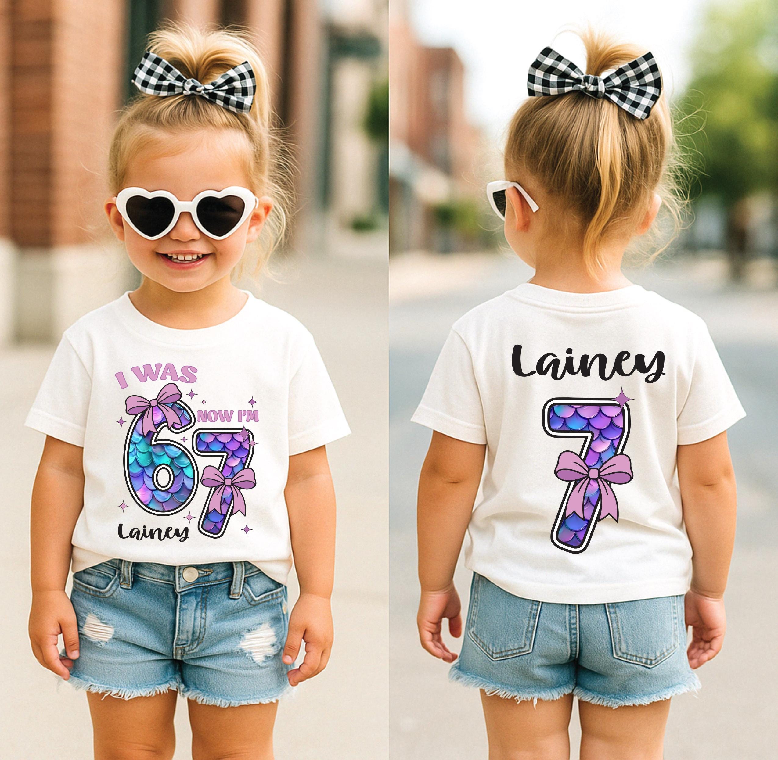 6 7 Shirt Girls - Etsy