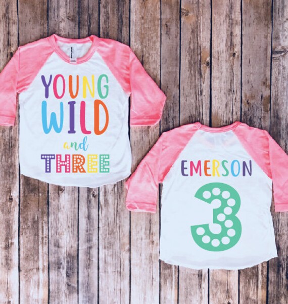 3rd birthday girl shirt