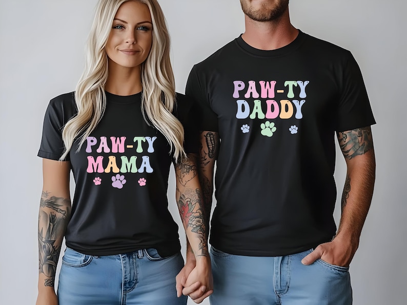 Let's pawty puppy birthday shirt, let's paw-ty, puppy birthday, dog birthday, puppy party, dog birthday party, pawty shirt, girl birthday image 12