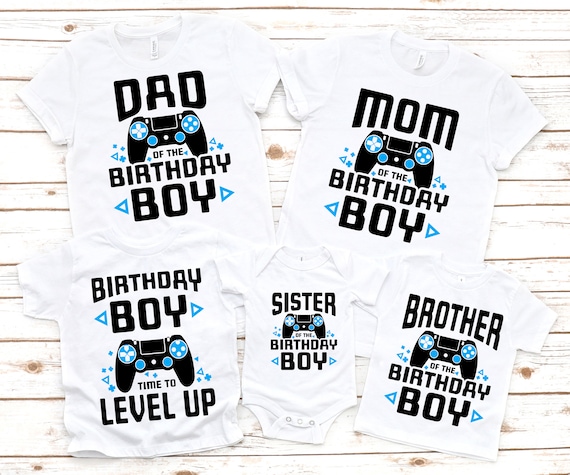 Birthday Boy Video Game Birthday Party T-Shirt Birthday Boy Video Game Birthday Party T-Shirt