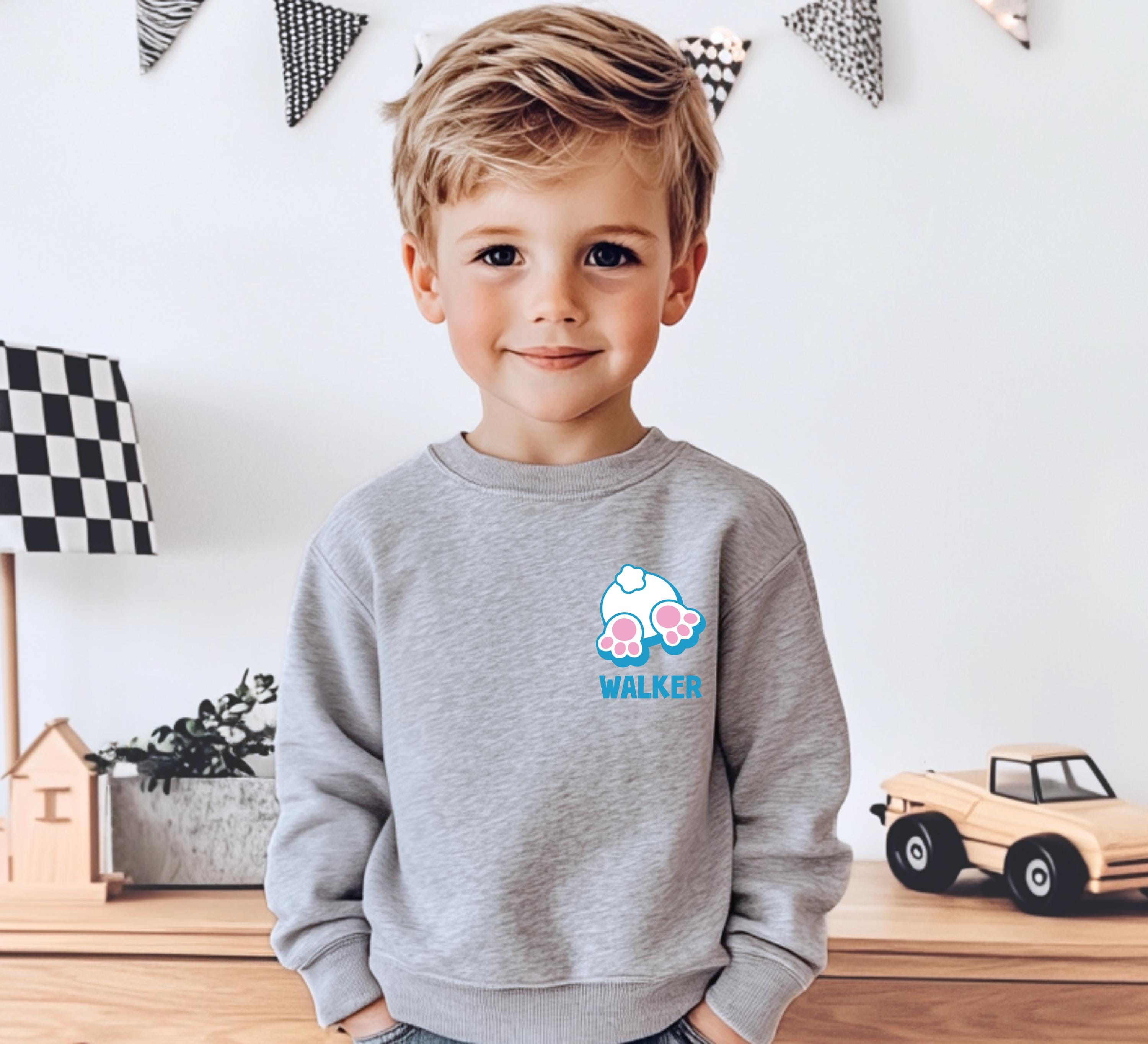 Kids Personalized Easter Sweater, Kids Easter Shirt, Toddler Easter, Easter Sweater, Retro Easter , Kids Easter Gift, Personalized Sweater