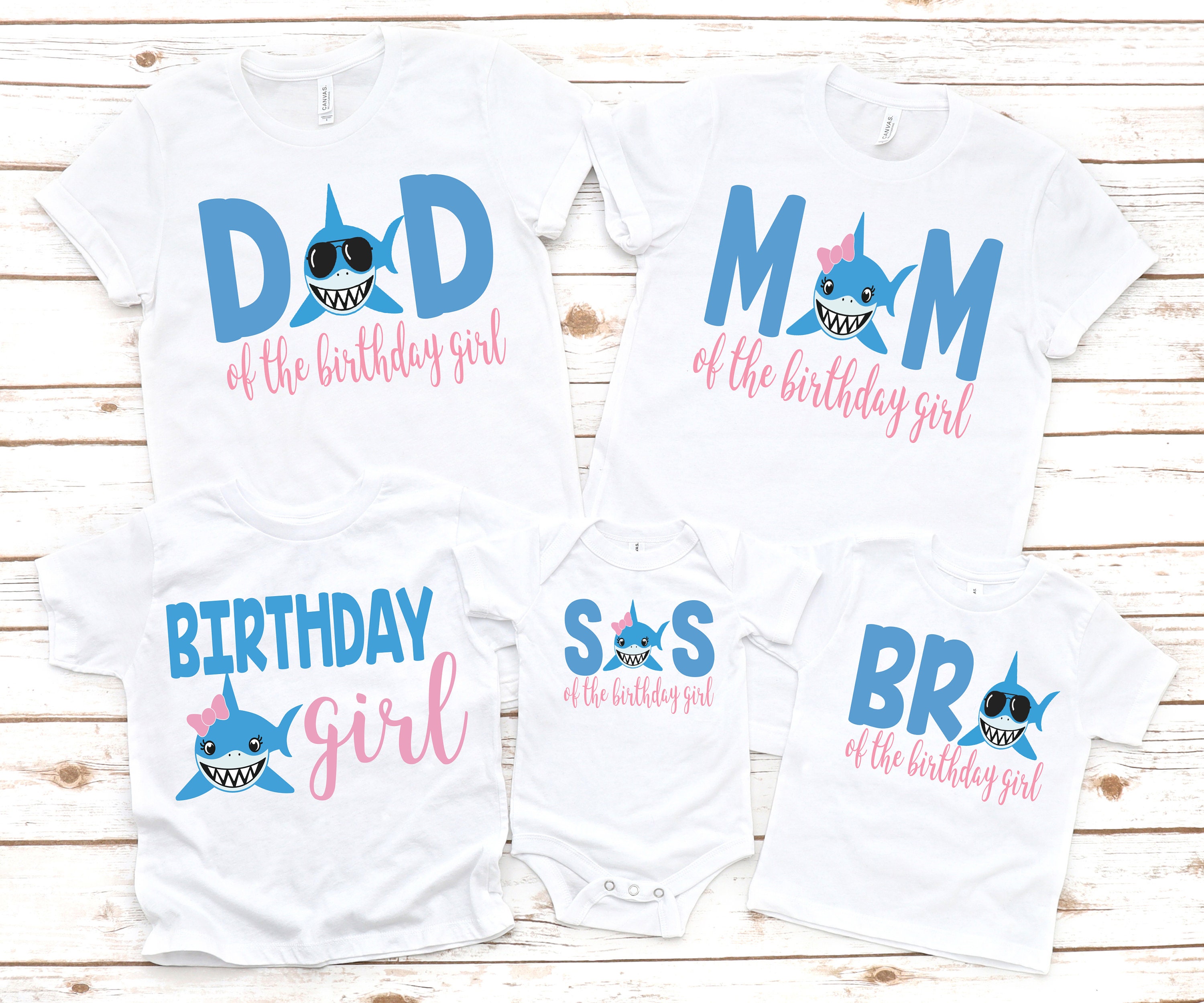 Family Shark Birthday Girl Shirts Girl Birthday Shirt Girl Birthday Party Shark Party Shark Birthday Theme 1st Birthday Shirt Cute Tee Etsy Australia