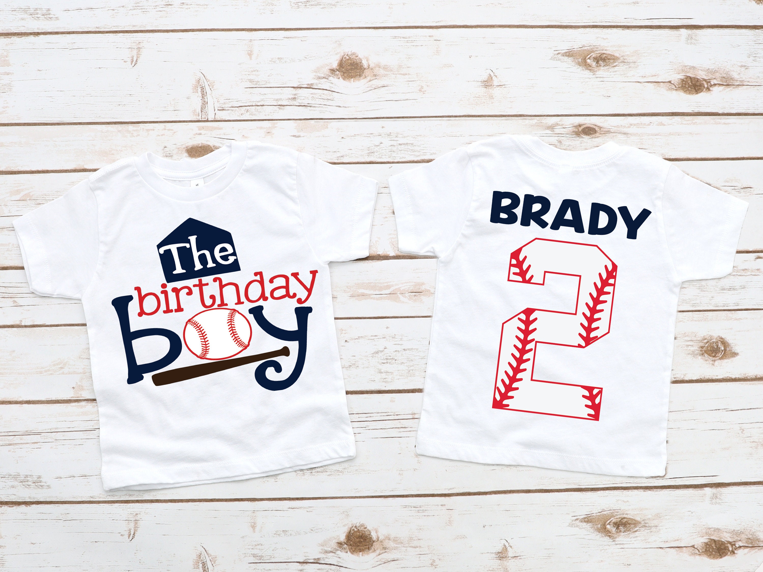 Boys Baseball Birthday Shirt Baseball Birthday Theme | Etsy