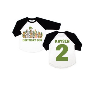 Zoo birthday shirt, two at the zoo, party animal birthday shirt, safari birthday shirt, safari party, wild birthday shirt,  2nd birthday tee