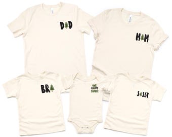 One happy Camper matching family tees, camping 1st birthday, camping first birthday, first birthday shirt, camping theme, one happy camper