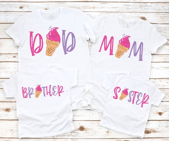 ice cream birthday shirt