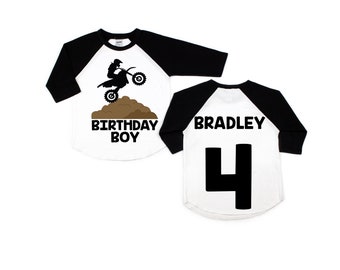 Motocross Dirt bike boy birthday shirt, dirt bike birthday, birthday boy shirt, dirt bike birthday, dirt bike t-shirt, custom bike shirt