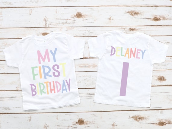 One Girls 1st Birthday Shirt First Birthday Shirt 1st Birthday Party 1st Birthday Outfit 1st Birthday Gift Girl Girl Birthday Shirt Etsy UK