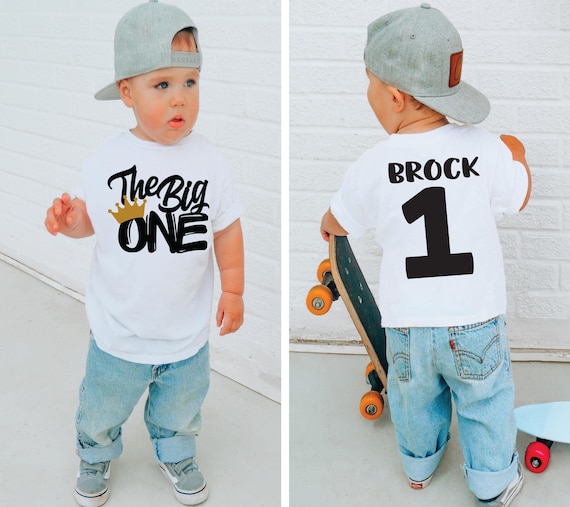 The big one, boys 1st birthday shirt, first birthday shirt, 1st birthday shirt boy, hip hop birthday shirt, 1st birthday party, 90's retro