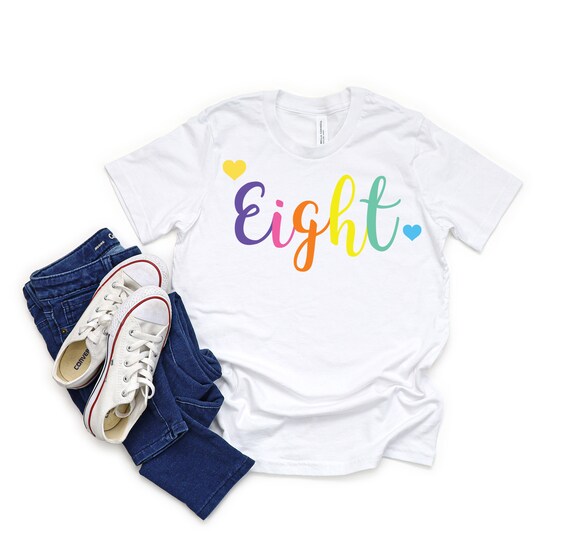 Eighth birthday shirt Clearance