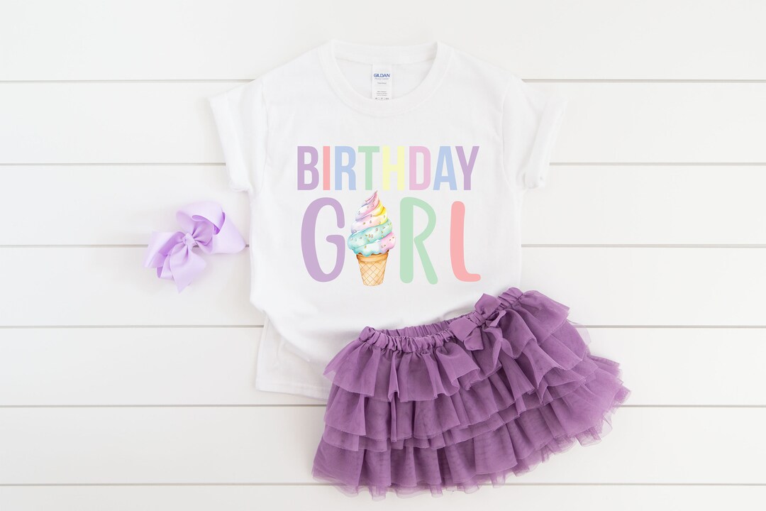 Firehouse Girls Ice Cream Party Rib Tee