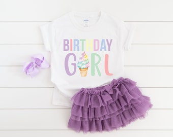 Ice Cream Birthday Shirt, Birthday Girl Shirt, Ice Cream Birthday Party, Ice cream birthday outfit, Ice Cream Shirt, Ice Cream Party Shirt