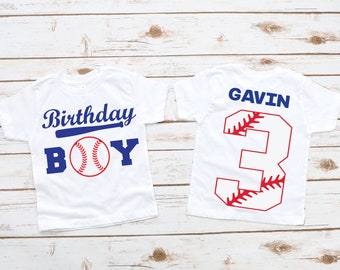 Boys baseball birthday shirt, baseball birthday , baseball theme, baseball shirt, baseball party, sports birthday party, boys birthday shirt