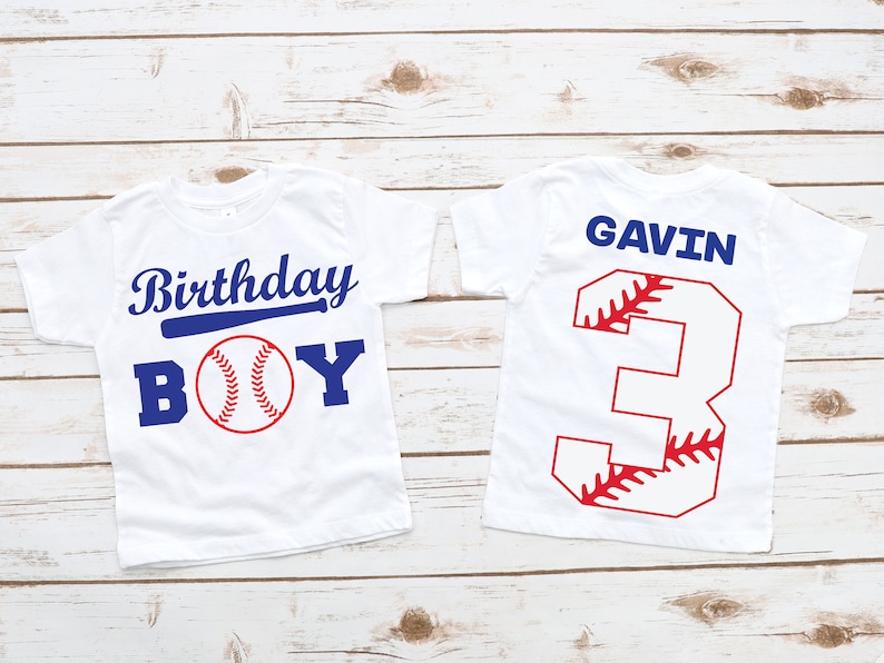 Baseball Birthday Shirt Baseball First Birthday Shirt Etsy