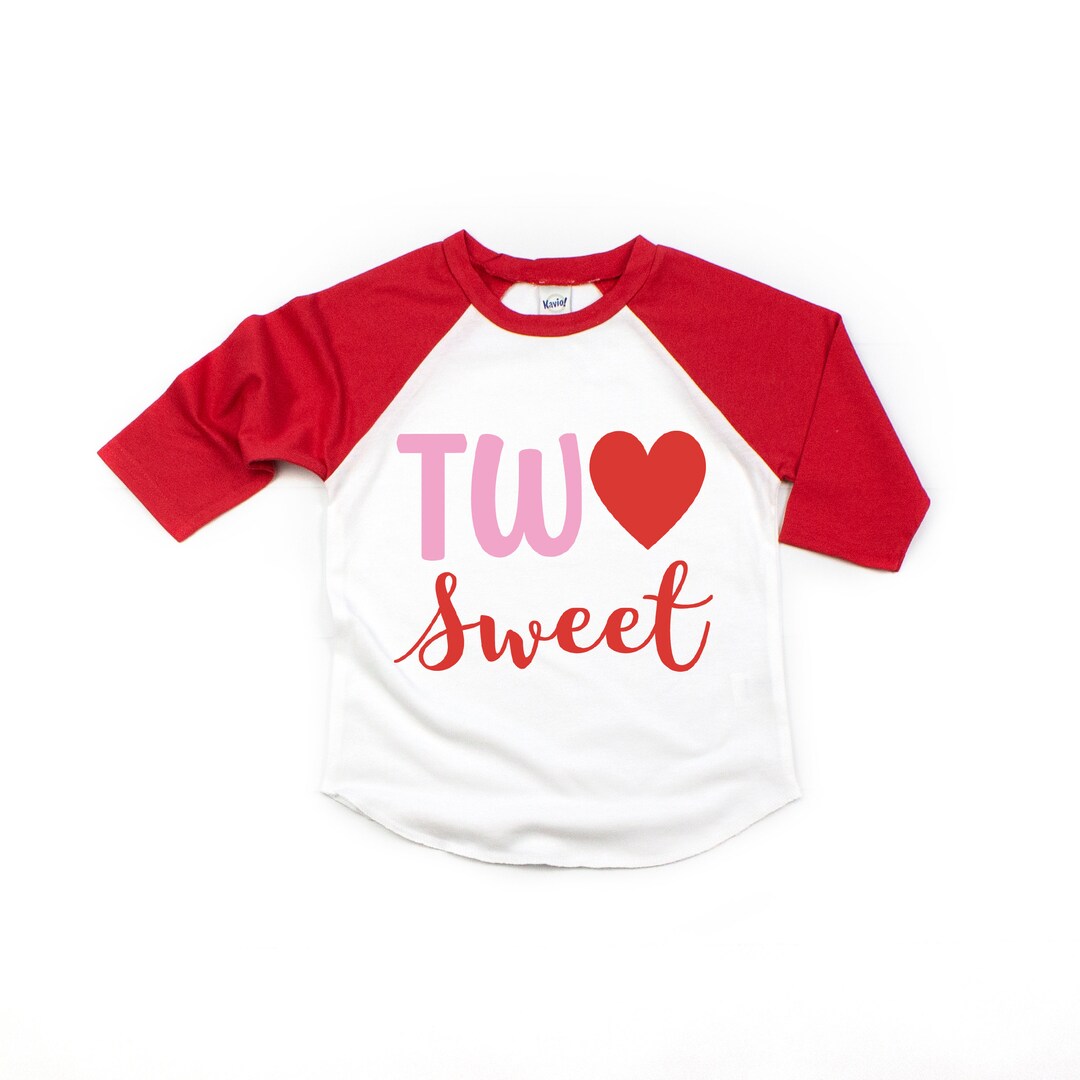 Two Sweet Valentine Girl 2nd Second Birthday Party Shirt, 2nd Birthday