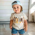 Personalized kids thanksgiving toddler boy girl custom fall turkey shirts, boy turkey shirt, girl thanksgiving shirt, kids thanksgiving