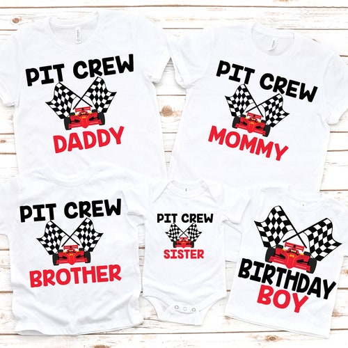 Family Race Car Birthday Shirts Racecar Birthday Shirt Etsy
