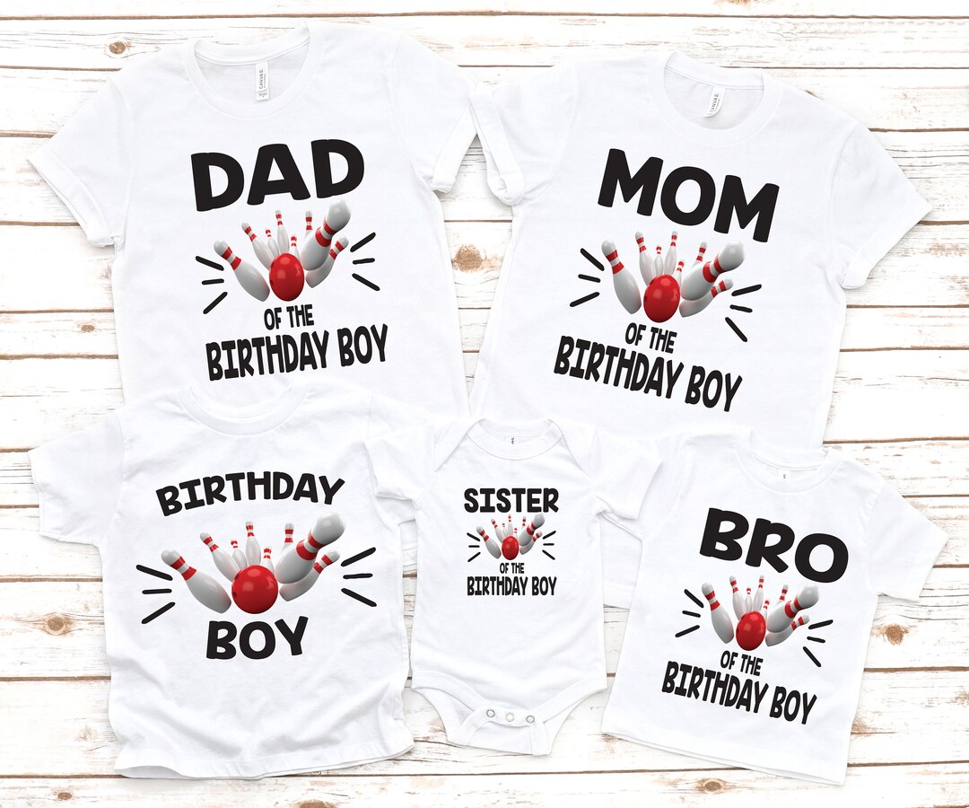 Bowling Birthday Shirt, Birthday Boy Shirt, Kid Birthday Shirt, Bowling