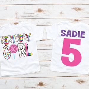 Lollipop birthday shirt, Lollipop shirt, Candy theme birthday, Candy birthday party, girl birthday shirt, birthday girl shirt, birthday girl