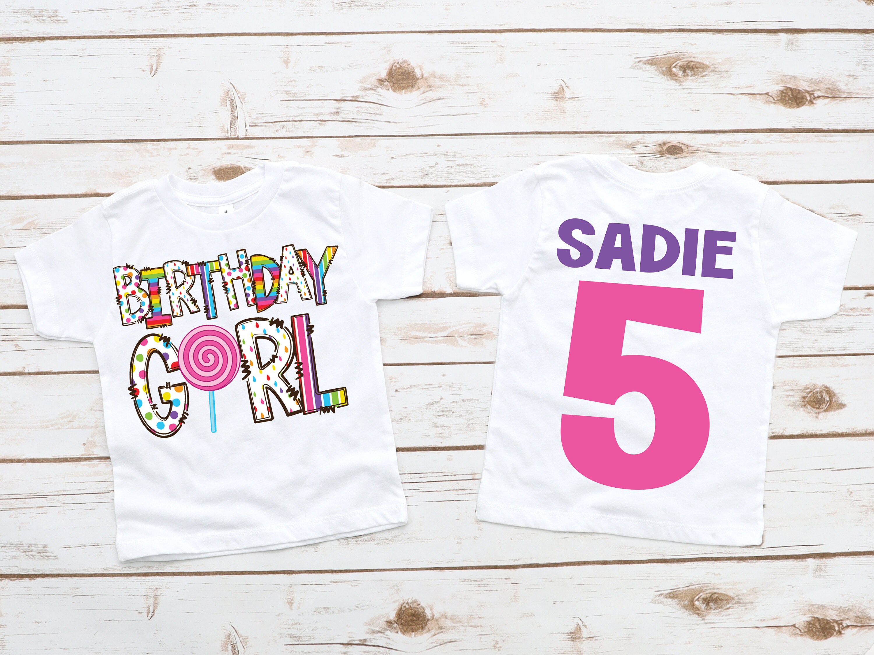 Lollipop birthday shirt