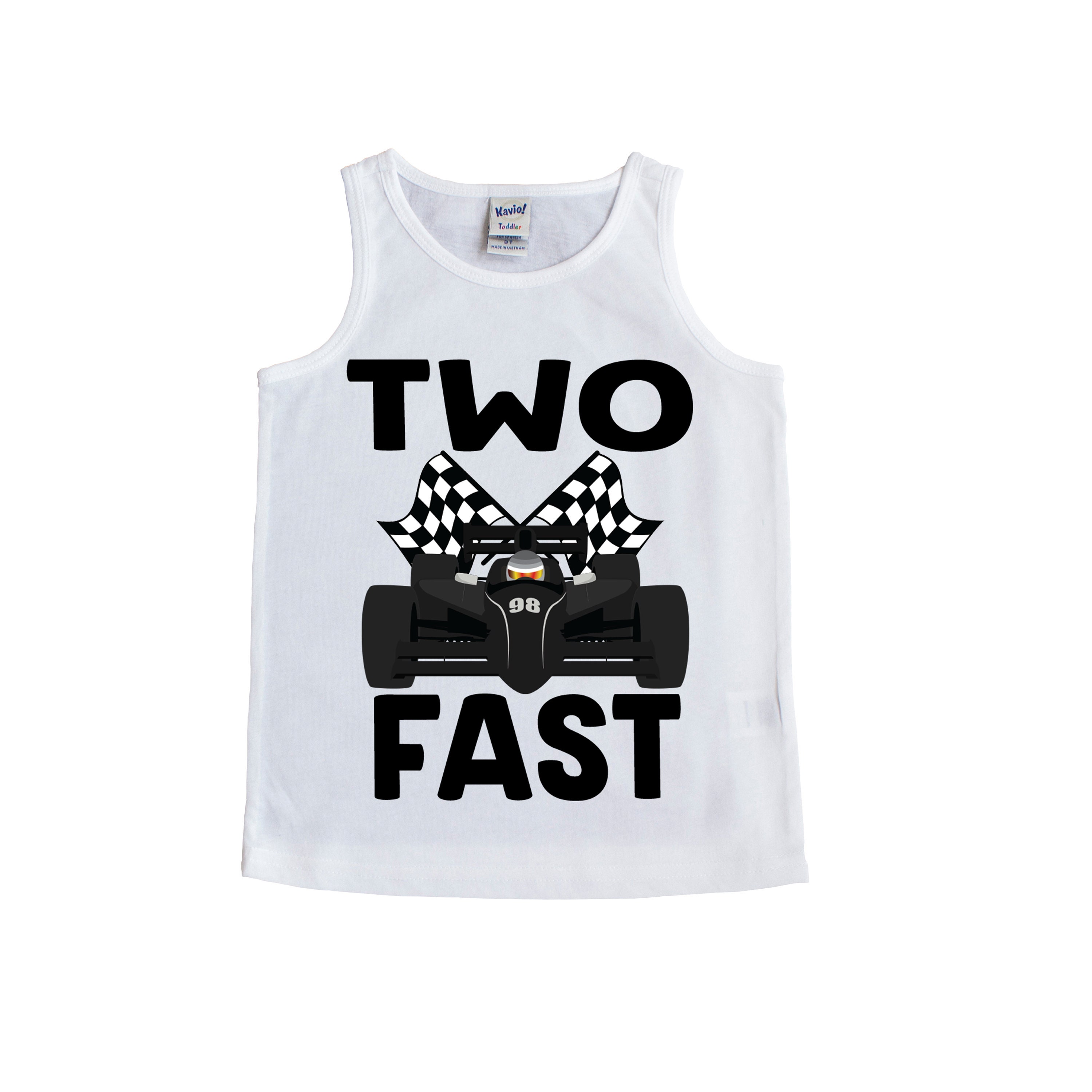 Two Fast Race Car Shirt Racecar Birthday Shirt Birthday Boy | Etsy