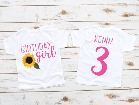 Camisa de cumplea os de girasol camisa de cumplea os de ni a