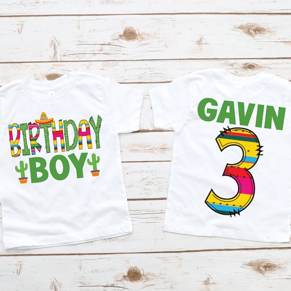 Fiesta birthday shirt, my first fiesta shirt, three-esta shirt, birthday boy shirt, fiesta party, Mexican birthday party, Cinco de mayo tee