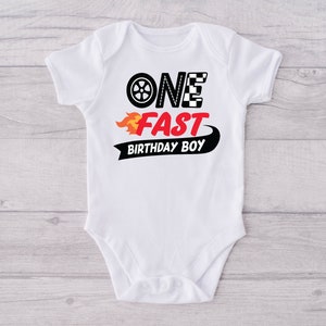 One fast birthday boy 1st race car shirt, racecar birthday shirt, birthday boy shirt, race car birthday party, race car t-shirt, custom race image 6