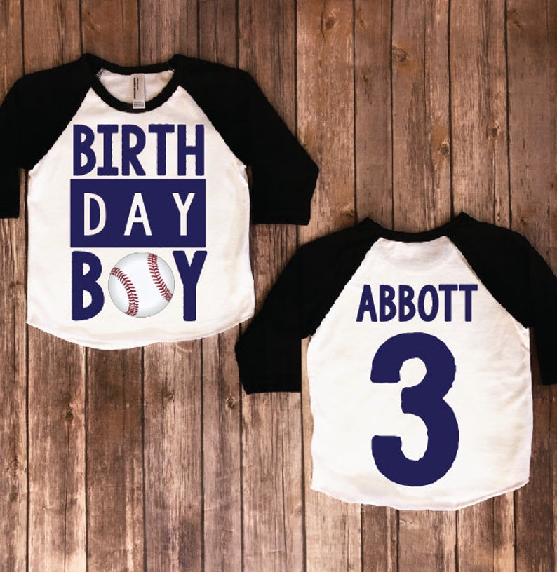 Baseball shirt baseball birthday shirt baseball birthday Etsy