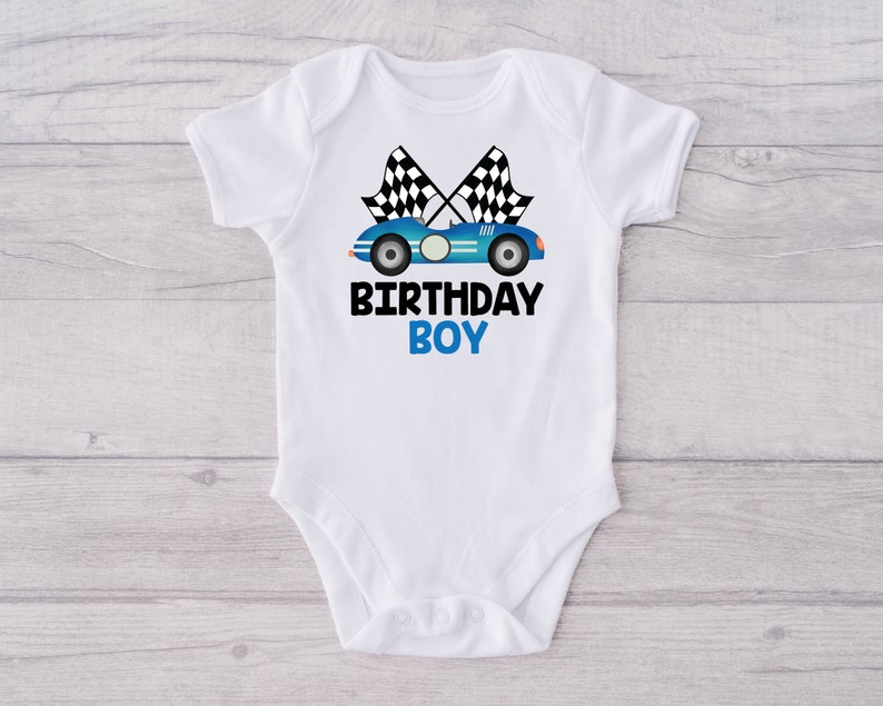 Race Car Boy Birthday Shirt Racecar Birthday Birthday Boy Etsy