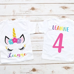 Birthday girl unicorn shirt, Unicorn birthday party, matching unicorn, unicorn theme birthday,custom unicorn birthday shirt, birthday raglan